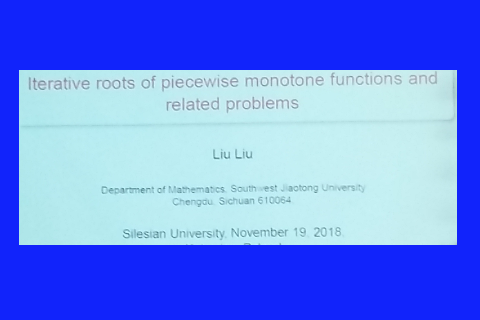 Wykłady dr Liu Liu