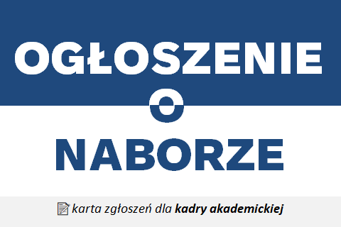 Nabór na szkolenie dla kadry dydaktycznej i badawczo-dydaktycznej